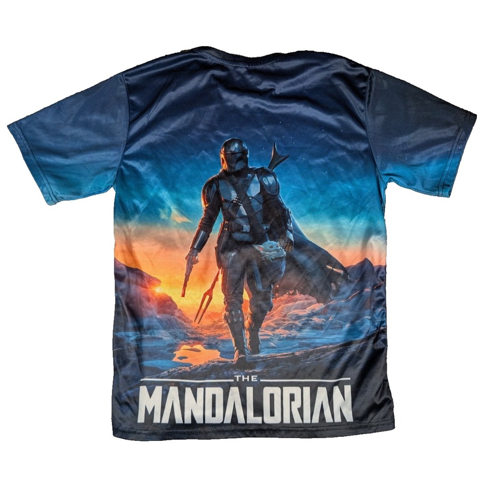 Mandalorian‎ | Star Wars | Blue | Scenic Graphic T-Shirt | S